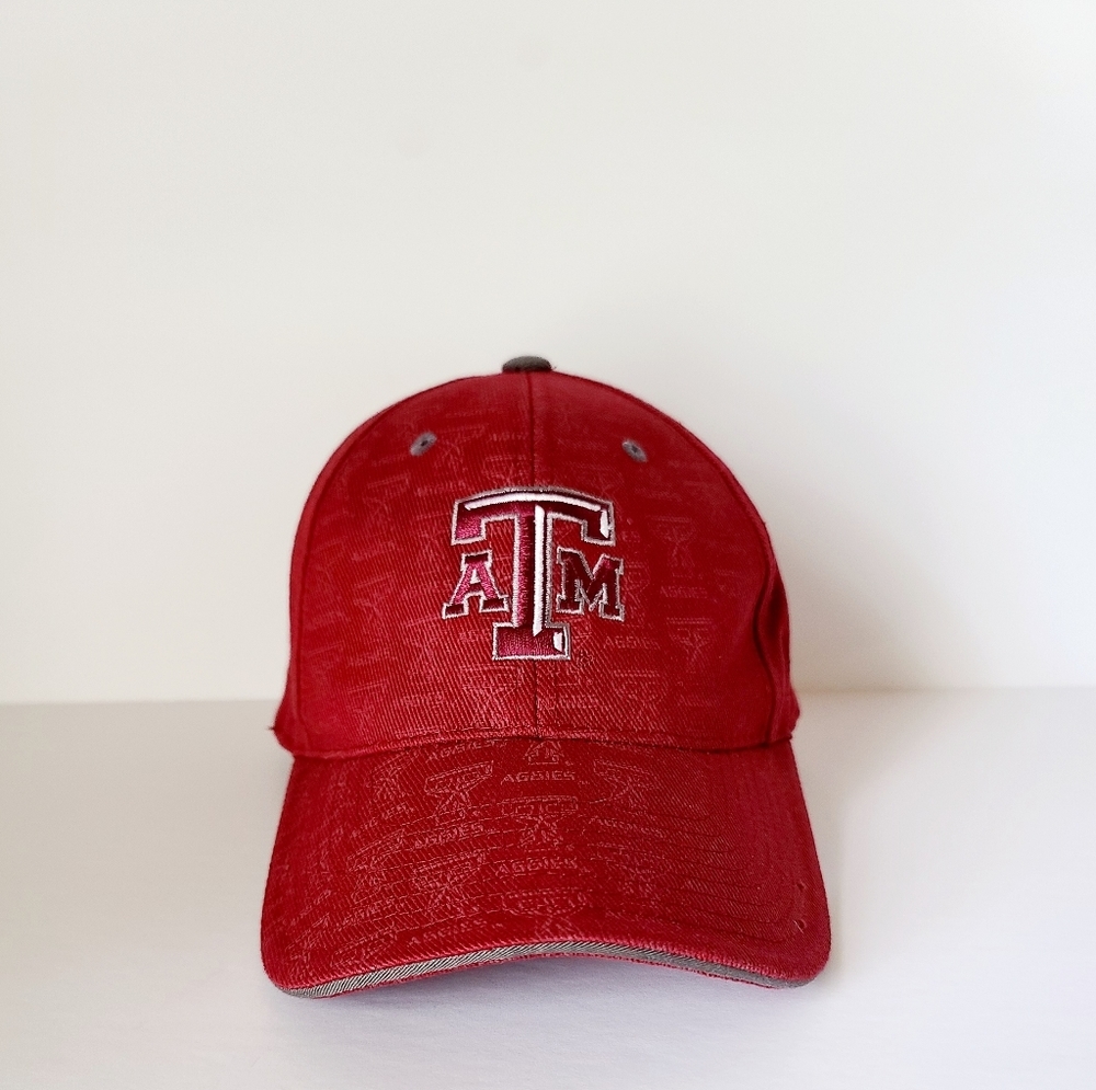 Texas A&M Embroidered Maroon Burgundy Adjustable Hat